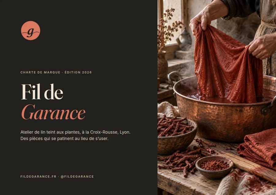 Couverture de la charte de Fil de Garance